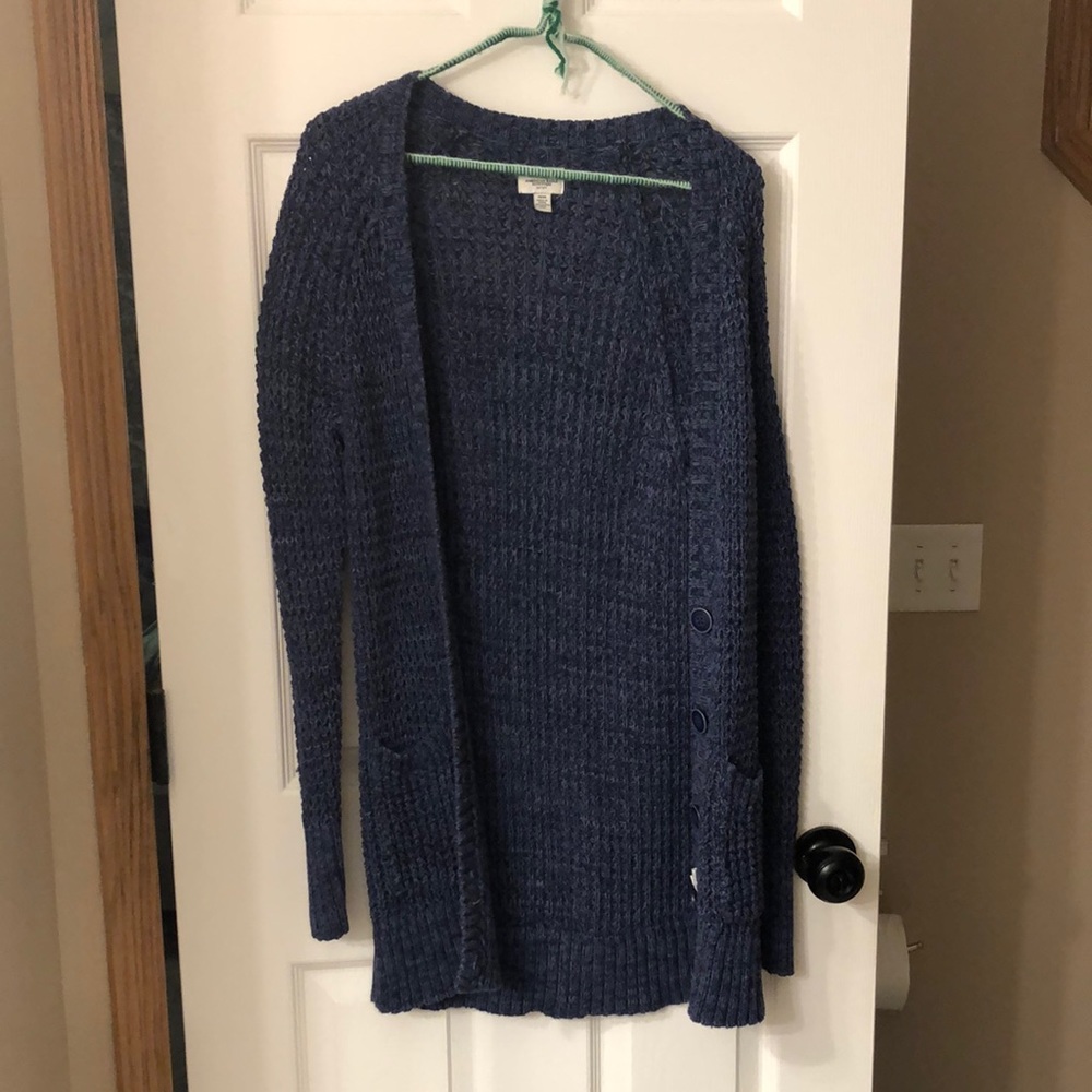 Long Cable Knit Women’s Cardigan